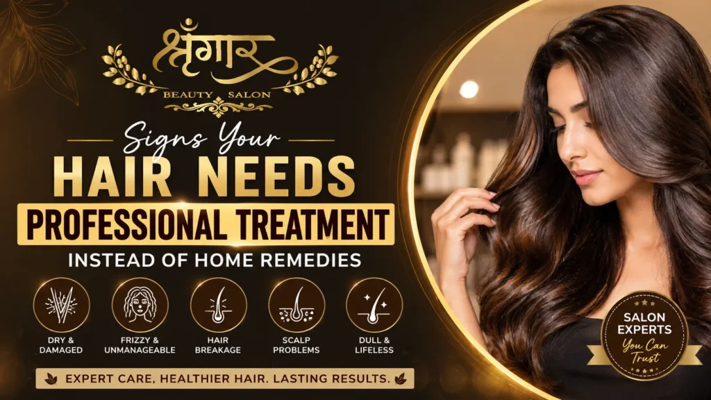 Signs Your Hair Needs Professional Treatment Instead of Home Remedies